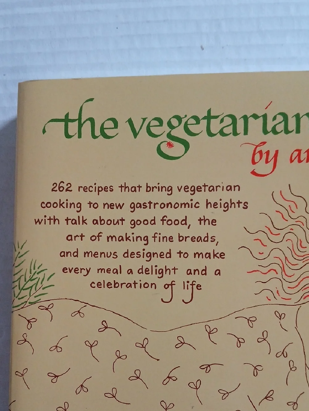 Vintage 70's The Vegetarian Epicure by Anna Thomas Paperback Vintage Books